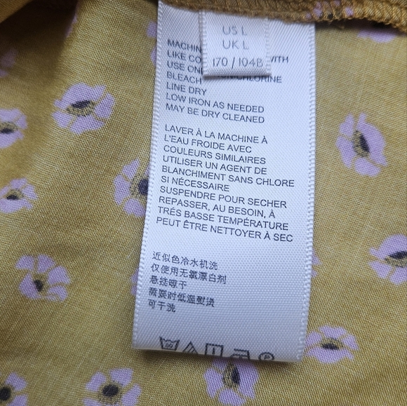 FREE PEOPLE Yellow Floral V-Neck Dress - Picture 4 of 5